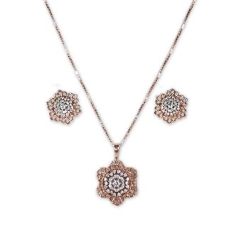 Heavenly Elegance Diamond Pendant Set