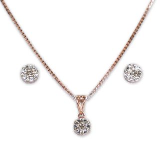 Brilliant Radiance Diamond Pendant Set