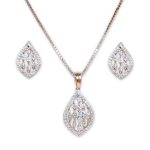 Shimmering Elegance Diamond Pendant Set