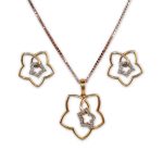 Enchanting Sparkle Diamond Pendant Set