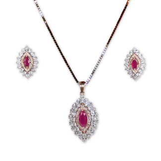 Eternal Glamour Diamond Pendant Set