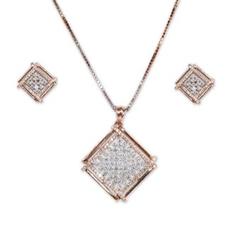 Captivating Glow Diamond Pendant Set