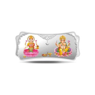 Lakshmi Ganesha Silver Bar