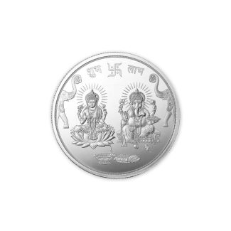 Lakshmi Ganesh Silver Coin 100gm