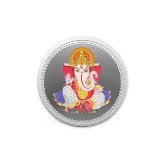 Lord Ganesha Silver Coin 50gm