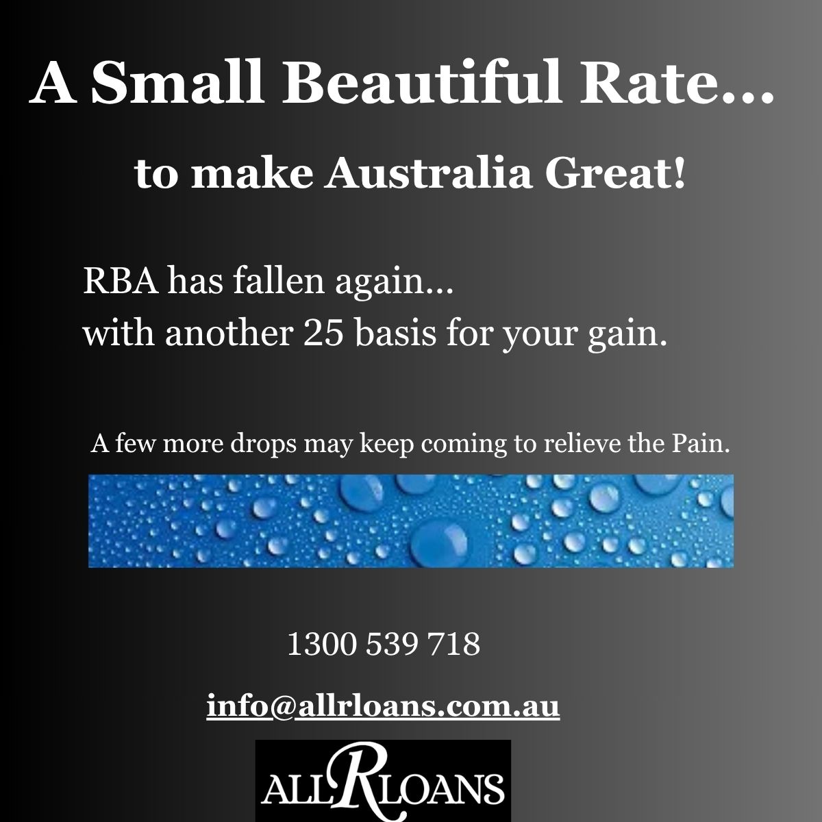 August Rate drop