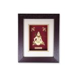 Lord Shiva Gold Leaf Deity