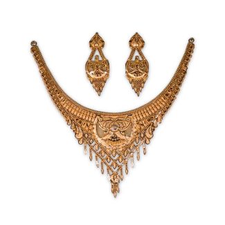 Golden Gala Necklace Set