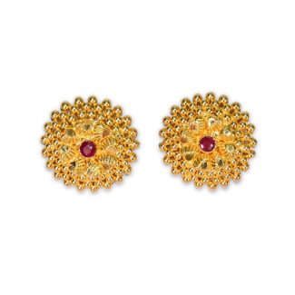 Glamorous Women Gold Earrings