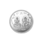 Ganesh Lakshmi - Silver Coin (50gm)